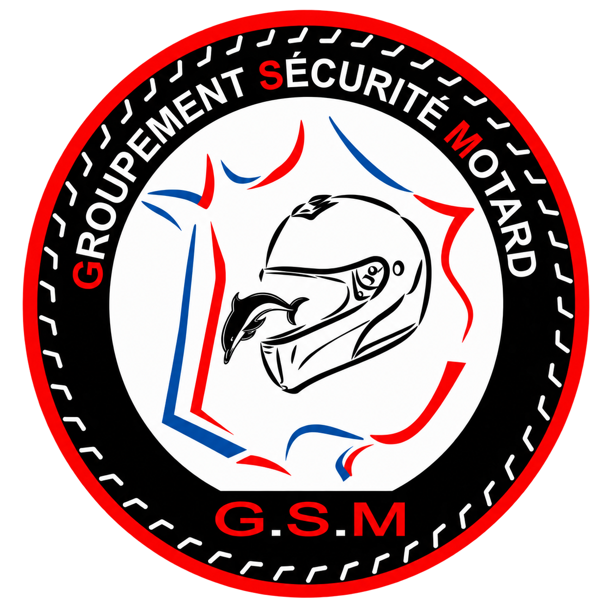 Logo national du Groupement Sécurité Motard
